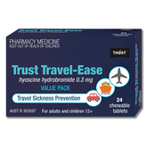 Trust Travel-Ease 24 Chewable Tablets (Limit ONE per Order)